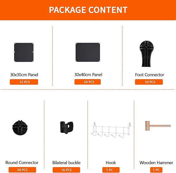 AWTATOS Closet Organizer, 8 Cube Closet Organizers and Storage, Closet Storage Shelves, Clothes Storage Organizers for Closet Bedroom Living Room Office Black