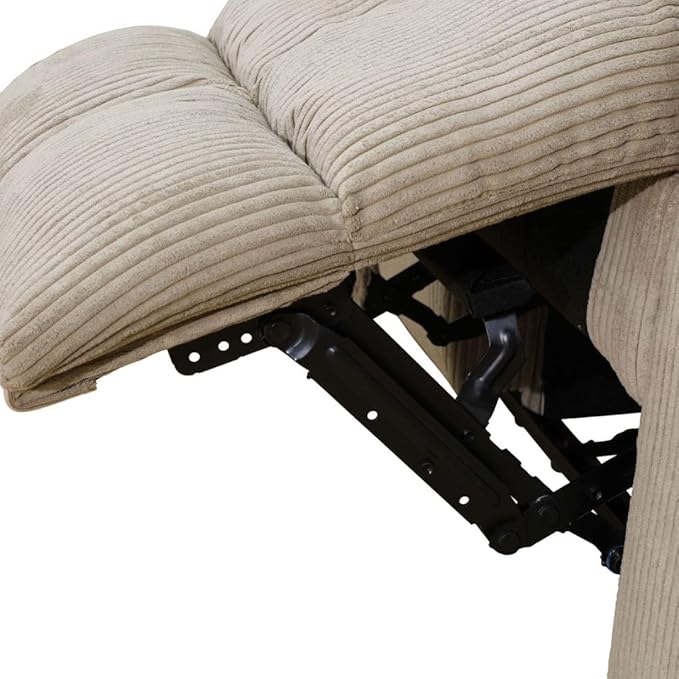 Manual Recliner Sofa Set,Microfiber Reclining Couch Set,Modern Living Room Furniture Set,Reclining Sofa Couch Chair for Living Room Home Office(Beige,Sofa+Loveseat)