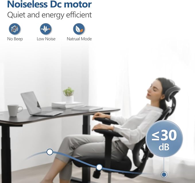 36 Inch Solid Wood Ceiling Fan with Remote,Ceiling Fan no Light,6 Speeds,Noiseless,Reversible DC Motor,Modern Ceiling Fans without Lights for Living Room Bedroom Farmhouse,Patios