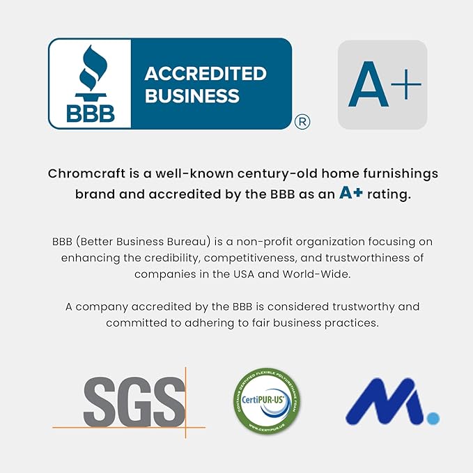 Chromcraft Set of 2 Swivel Tilt Fabric Chair Ultra Comfortable Kitchen Chair with Wheels for Home Kitchen