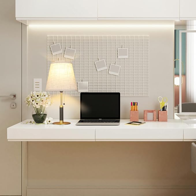 18.9" Modern Table Lamp Bedside Lamps for Nightstand Lamp for Bedroom Living Room End Tables 3-Color Night Light Pull Chain Switch Wood Fabric for Home Office Dorm Decor (Light Brown+Brass)