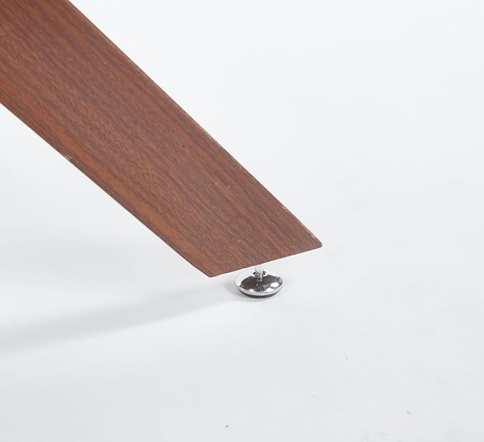 36" Square Dining Table for 4, Modern Glass Kitchen Table for 4 with Walnut X Metal Legs, Contemporary Small Glass Dining Room Leisure Tables for Kitchen Apartment