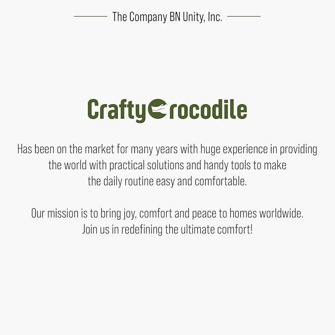 CraftyCrocodile Space Saving Hangers for Clothes - 6 in Pack, Heavy Duty Plastic, Multi Closet Space Savers for Shirts, Pants, Jeans, Sweaters - Hanger Organizer Space Saver, White