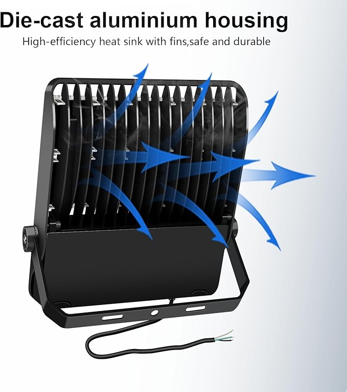 LED Stadium Lights, Outdoor Super Bright 240 Watt 36000 Lumen Stadium Flood Light, 5000K 120° Wider Lighting Angle Commercial Arena Lights 110Volt-277Volt (3 Pack)