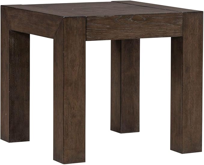 Liberty Furniture Cascade Falls Living Room Square End Table - Satin Espresso