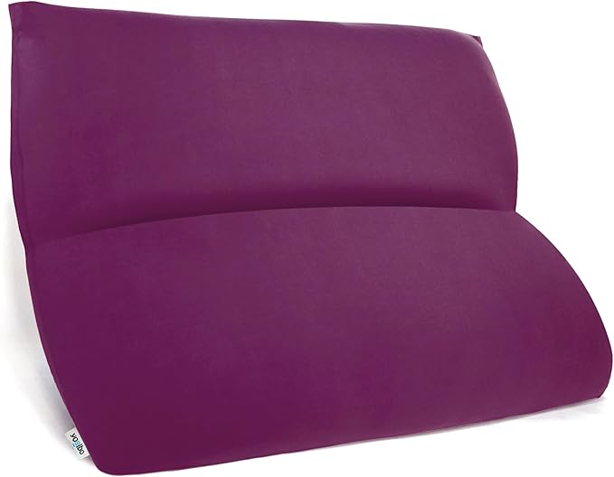 Yogibo Double Giant Bean Bag Chair Bed Lounger for Adults, Kids and Teens with Filling, Extra Large, Oversized, Big, Huge, Plush, Sensory Beanbag Couch Sofa Loveseat, Washable Cover, Purple