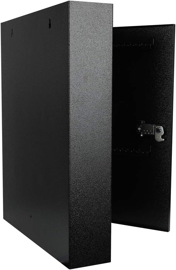 KYODOLED 100Keys Key Cabinet Organizer, Key Lock Box Wall Mount with Code, Large Keys Storage Combination Lock Box for Home, Office, Business Management,17"x 12.99" x 3.26" (Black,100 Key)