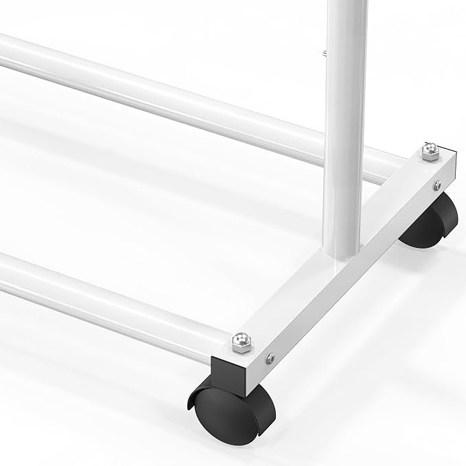 Simple Houseware Standard Rod Garment Rack, White