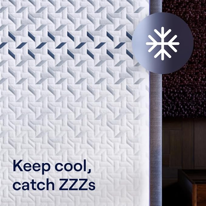 Nectar Luxe Hybrid 14” Twin XL Mattress - Medium Firm - Memory Foam & Innerspring Coils - Cooling Fibers - 3” Pressure Relief Layer - Mattress in a Box - 365-Night Trial & Forever Warranty