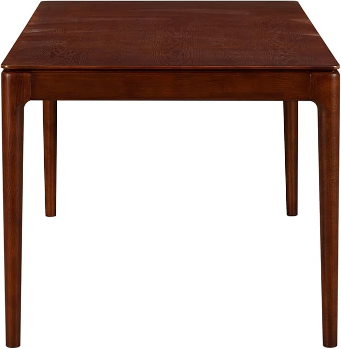 NTC Mingle 71 Inch Modern Design, Rectangular Dinner Table for Dining Room, Living Room Furniture, Effortless Assembly, Dark Walnut