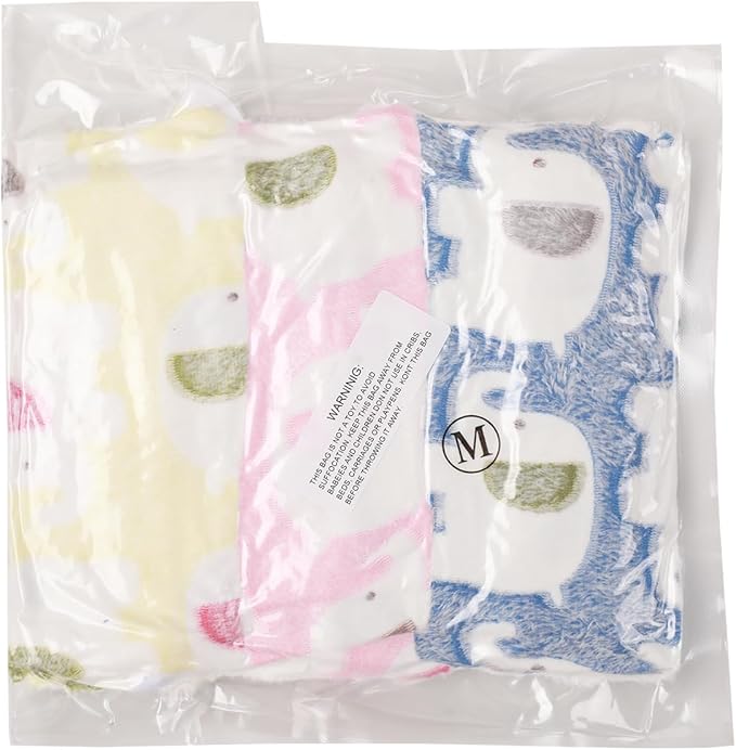 1 Pack 3 Blankets Super Soft Cute Dot Pattern Pet Blanket Flannel Throw for Dog Puppy Cat Blue/Purple/Grey Medium