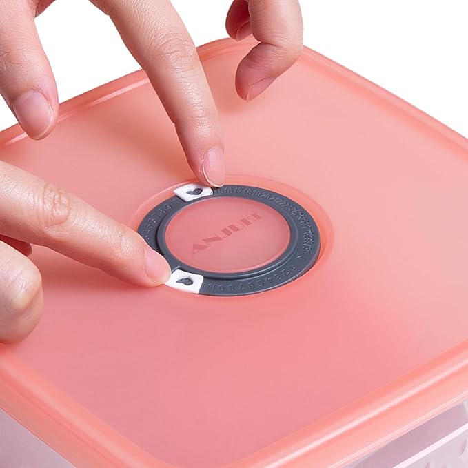 6-Piece Fruit Storage Containers for Fridge with Lids — BPA-Free Produce & Salad Keeper with Removable Colanders, Dishwasher & Microwave Safe, Multi-Size Meal Prep & Lettuce Saver