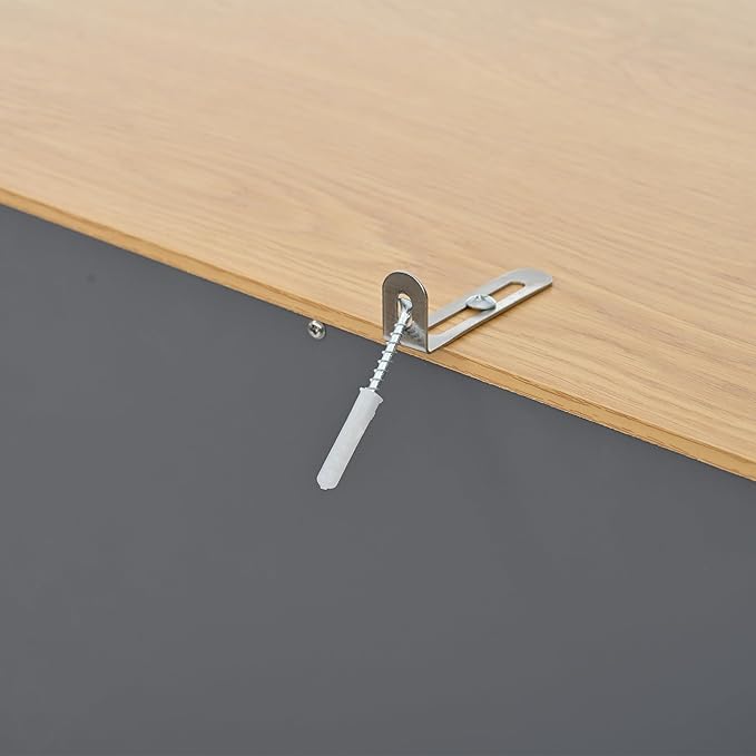 Merax 71.3" Tall Kitchen Storage Cabinet Pantry Wood Freestanding Large Cupboard with 2 Drawers,2 Adjustable Shelves,8 Door-Shelf for Dining Room,Grey