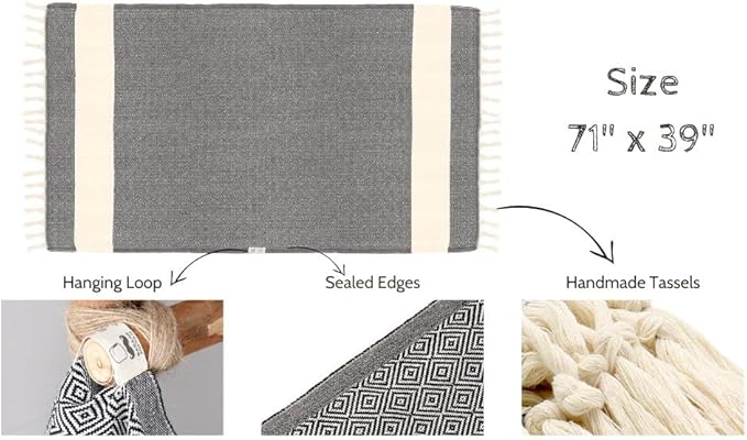 Bazaar Anatolia Turkish Beach Towel – 100% Cotton, Quick Dry, Sand Free Towel for Bathroom, Camping, Travel, Teal – Oversized 71x39 Inches – Diamond Mint