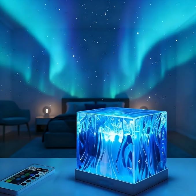 Northern Dreamscape Projector, 2026 New16 Color Aurora Light Projector, Mood Lighting for Bedroom, Perfect Christmas Gifts for Teens, Aurora Lamp for Decoration (Remote Control)