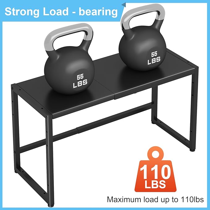 Expandable 110 LBS Heavy Duty Storage Shelves,Metal Shelving Unit for Pots Pans Microwave Small Appliance,Adjustable Storage Rack Shelf Organizer For Kitchen Garage Warehouse Cabinet Closet Pantry