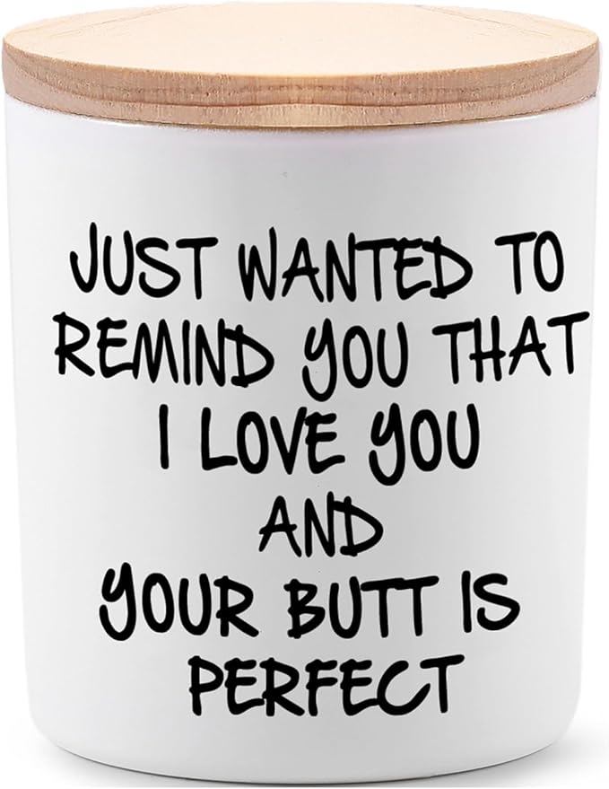 BFJLIFE Gifts for Her Funny Romantic Unique I Love You Valentines Day Anniversary Christmas Birthday Gifts for Women Girlfriend Wife Lavender Scented Soy Candles