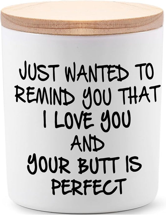 BFJLIFE Gifts for Her Funny Romantic Unique I Love You Valentines Day Anniversary Christmas Birthday Gifts for Women Girlfriend Wife Lavender Scented Soy Candles
