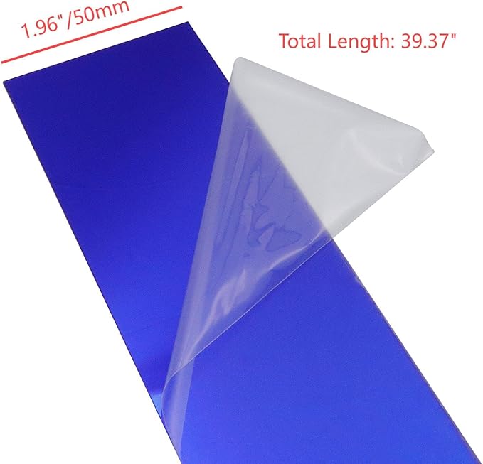 10Pcs DIY Striped Mirror Stickers 1.96" Wide Self Adhesive Removable Long Acrylic Frameless Mirror Sheets for Home Living Room Bedroom DIY Decor (Dark Blue)