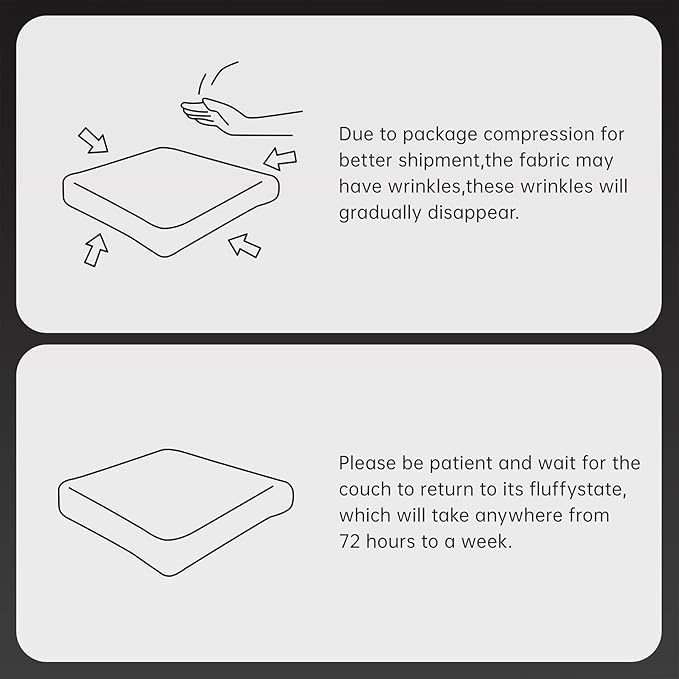 80" Modern Corduroy Boneless Love Seat Couches with 2 Ottomans, 2 Seater Large Sectional Couches for Living Room, Black Cloud Modular Sectional Sofa, Memory Foam, Extra Deep Loveseat, No Assembly