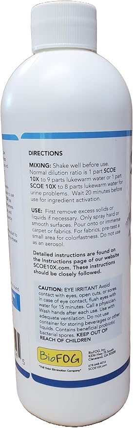 Odor Eliminator Concentrate- Makes 1 Gallon - Pet Urine Odor Eliminator