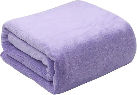 MYLSMPLE Luxury Microfiber Extra Large Bath Towels Beach Bath Sheets Fast Drying Towels Soft Absorbent Towels (36 Inch X 72 Inch) (Violet, 36 Inch X 72 Inch)