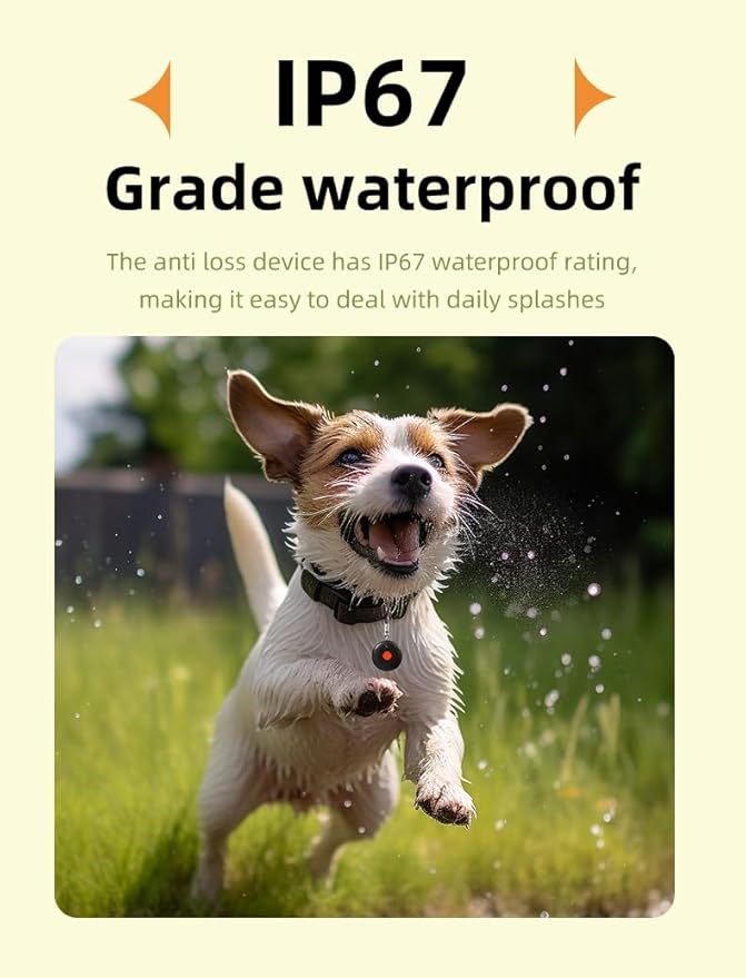 iOS Air Mini Tracker Smart localizador Locator Tag 2 Pack Works with Apple Find My Device for Keychain Keys Dog Kids Car Luggage Vehicle Motorcycle Tracking Worldwide,Waterproof IP67 Not GPS
