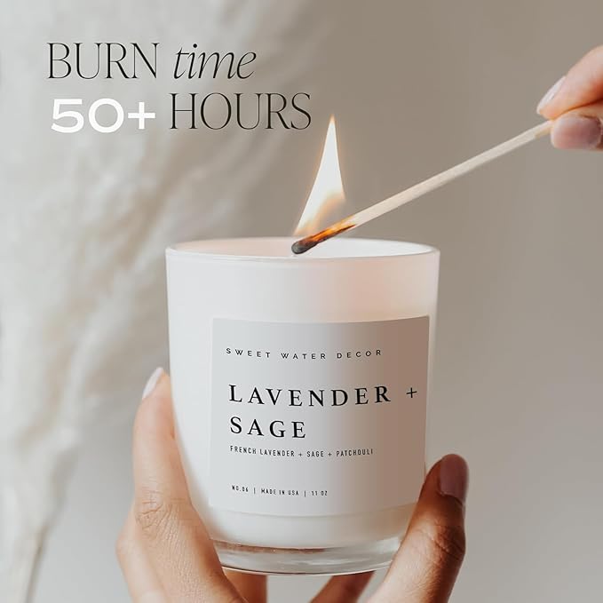 Sweet Water Decor Flower Shop Candle - Jasmine with Pink Peppercorn Scent -100% Cotton Wick Soy Blend Wax Candles with 50 Hour Burn Time - Poured in The USA - 11oz White Jar