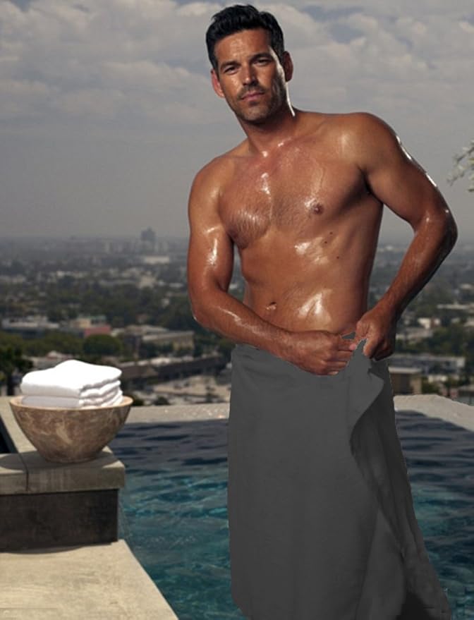 MYLSMPLE Microfiber Luxury Grey Bath Towel Extra Large Bath Sheet Beach Towel (36 Inch X 72 Inch, Grey)