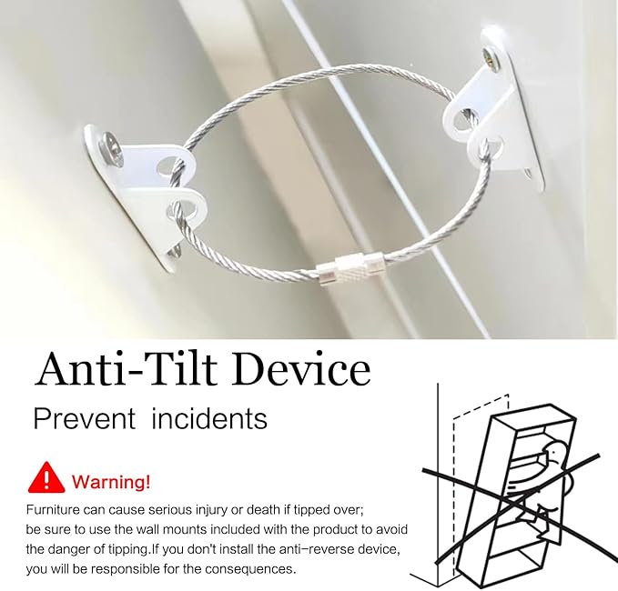 Modern Chest of Drawers with 6 Drawers,Deep Drawers,Clothes Organizer,Large Storage Cabinet for Living Room, Bedroom,Hallway,with Anti-Tipping Device,Black