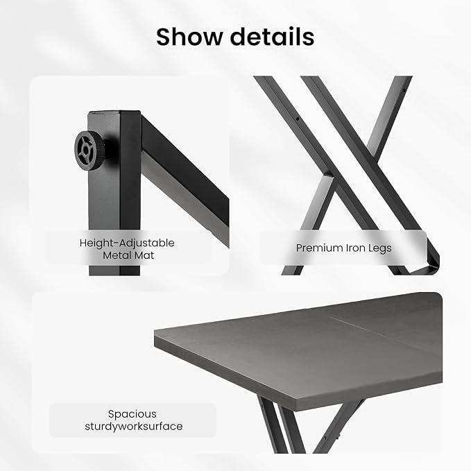 70.9Inch Office Desk, Executive Office Desk，Modern Industrial Style, Z-Shaped Table Legs, Country Black Wood Grain Top, for Home Office, Study, Conference (Ash Black)