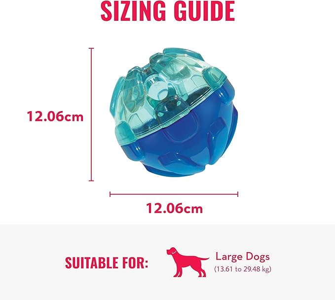 KONG - Rewards Ball - Ultra Durable Interactive Treat Dispensing Dog Toy - for Large Dogs