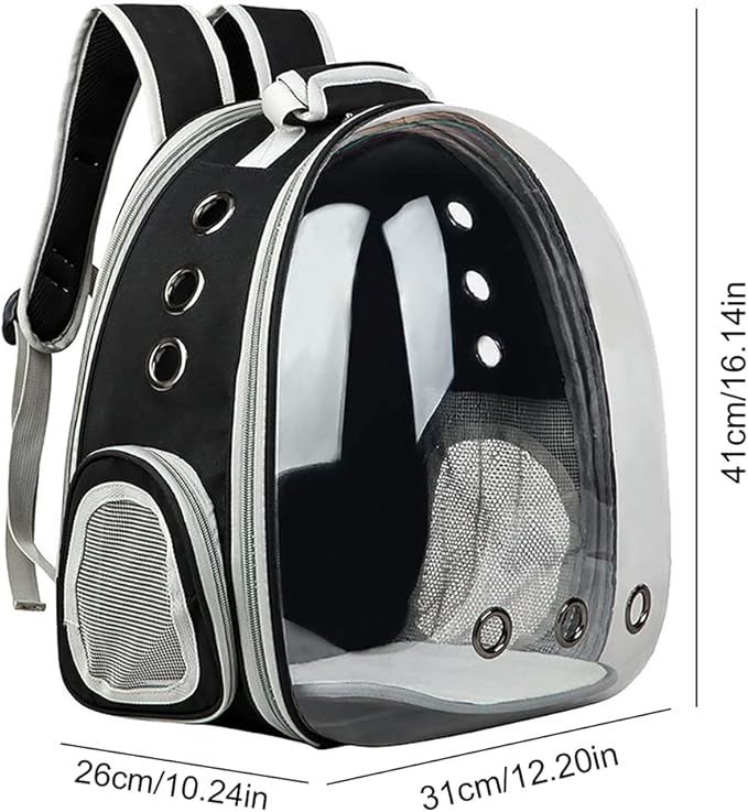 Animal Carrier Backpacks,Transparent Space Capsule Bubble Pet Backpack Bag for Small Dogs Cats Airline Approved Travel Carrier
