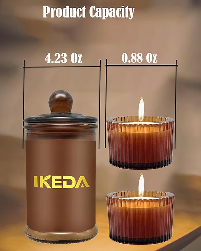 Scented Candles,3pcs Sandwood Lemon Aroma Home Aromatherapy Candles Gifts Set,80h Long Lasting Burn Time Soy Wax Candle for Bar, Birthday, Valentine, Christmas