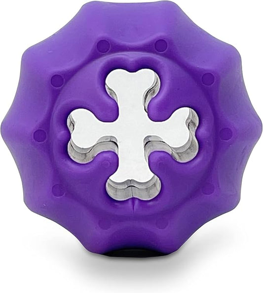 SodaPup MuttsKickButt Cross Bones Treat Pocket – Durable Dog Treat Dispenser & Chew Toy Made in USA from Non-Toxic, Pet Safe, Food Safe Rubber Material for Mental Stimulation, Problem Chewing, & More