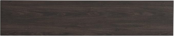 Henn&Hart 56'' Wooden Rectangular Fluted Console Table Entryway Table, Sofa Table for Entryway, Living Room, Couch, Hallway, or Office, Alder Brown