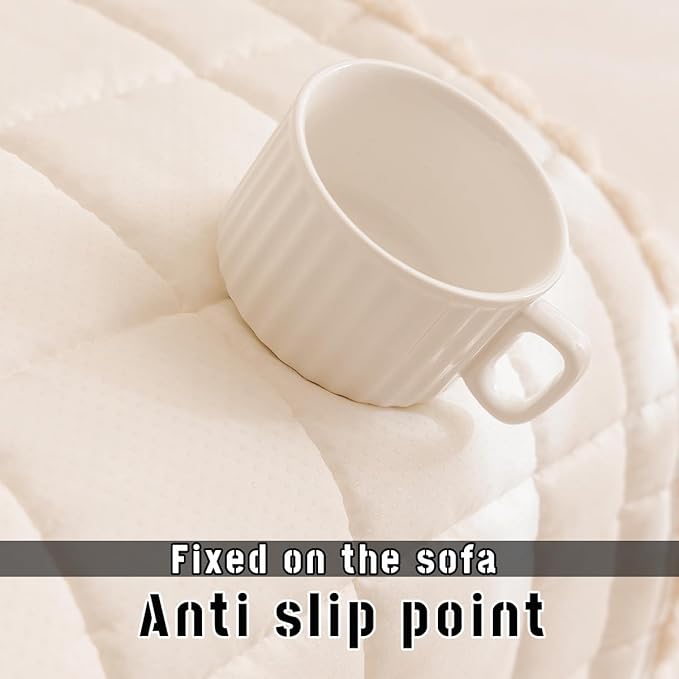 Sofa Cover Fuzzy Couch Cover for Pet, Couch Covers for Dogs Washable Non-Slip Sofa Slipcover Cushion Protector Pets Friendly Mat Bed