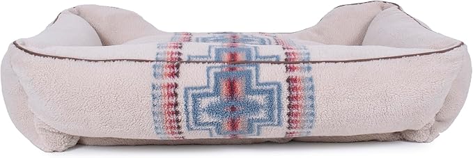 Pendleton Berber Kuddler Dog Bed - Harding Rosewood, XL