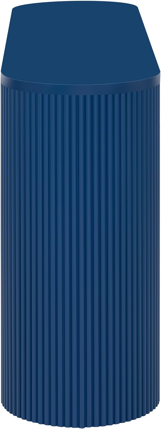 58.2" Entryway Table with Large Top and Dual Drawers,Console Table with Arched Sturdy Legs Stripe Design,Pine Veneer Sofa Table with Adjustable Feet for Living Room, Hallway,Foyer, Kitchen