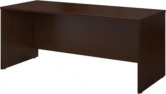 Bush Business Furniture Series C 72W Office Desk in Mocha Cherry, Large Computer Table for Home and Professional Workplace