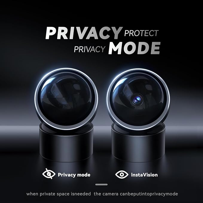 Indoor Camera - Security Camera Indoor 5G&2.4G WiFi Cameras for Home Security Instant 911 Alert, Pan/Tilt Baby Monitor/Dog/Pet Camera AI Motion Detection Night Vision, Speaker, US Cloud Storage 2Pack