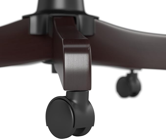 Bush Business Furniture Arden Lane High Back Tufted Office Chair with Arms in Light Gray Fabric