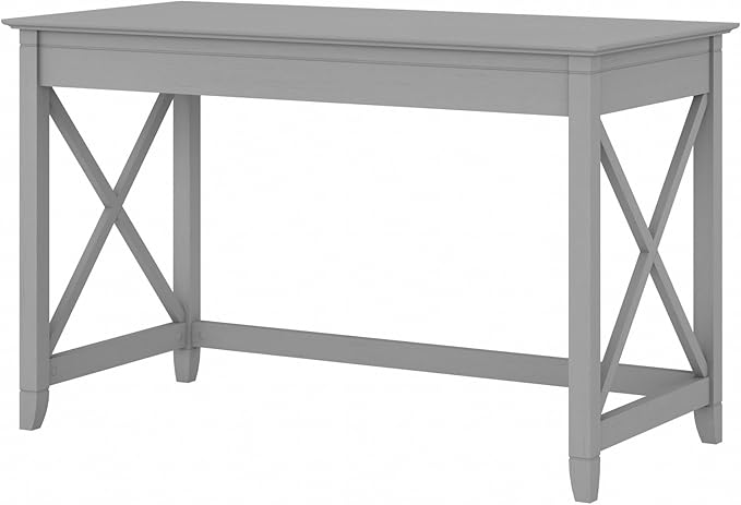 Bush Furniture Key West Collection Writing Desk, Writing Table for Home Office in Cape Cod Gray, Small Modern Farmhouse Desk