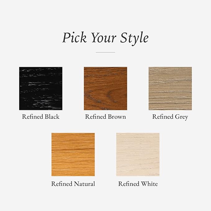 Maven Lane Artemis Coffee Table – 18 Inch Rectangle Table with Storage – Black Solid Wood – Ideal for Living Room and Lounge