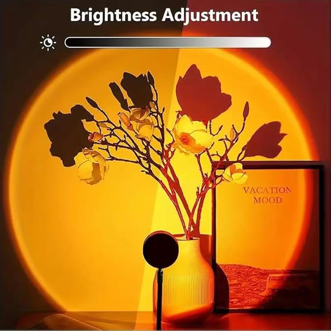 Sunset Lamp Projector Led Lights for Bedroom Night Light RGB Lights Sun Sunlight Sunrise Lamp 10w 360° Rotation Mood Lighting Home/Room Decor Christmas Gifts for Women,Desktop Remote