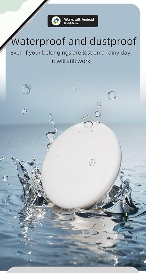 Android Mini Tracker Smart Tags localizador Locator Works with Google Find My Device (Android Only), for Wallet Car Luggage Vehicle Motorcycle Tracking Device Worldwide,Waterproof Not GPS Tracker