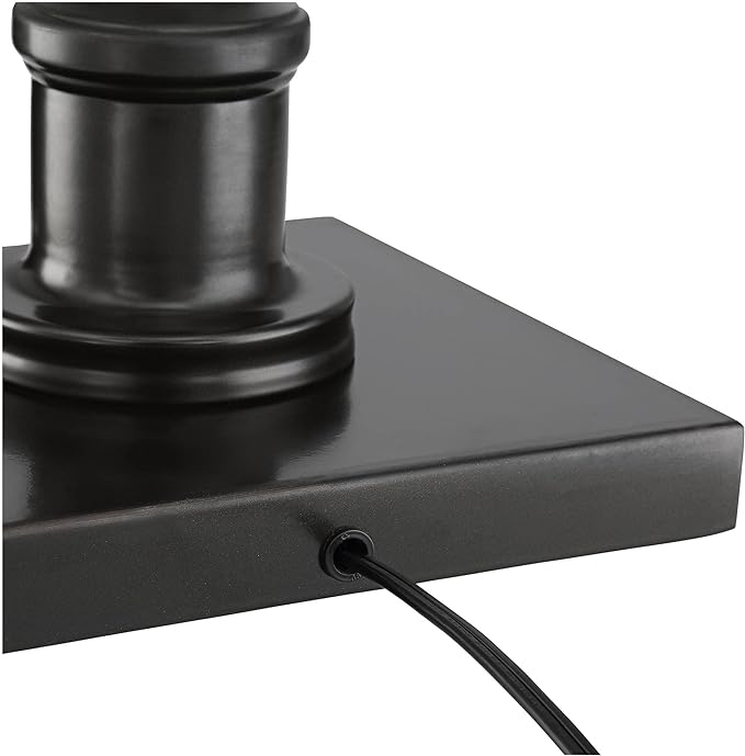 Regency Hill Jenson Traditional Farmhouse Adjustable Pharmacy Floor Lamp Standing Base Swing Arm 54" Tall Dark Bronze Metal Bright Downward Light for Living Room Reading House Bedroom