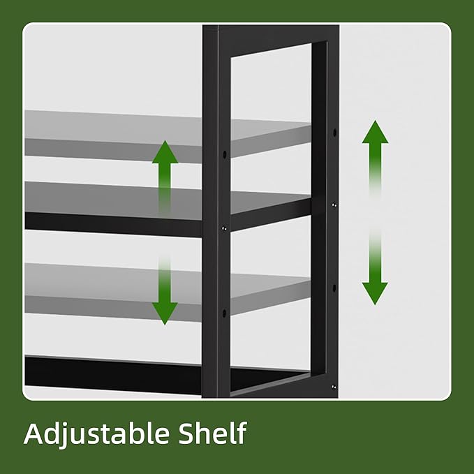 5-Tier Bamboo Wood Ladder Bookshelf, Tall Display Storage Shelf, Large Bookcase Modern Industrial Stand Organizer for Home, Office, Living Room, Kitchen, Bedroom, Black