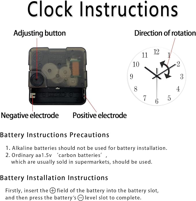 Glass Beach Wall Clock for Living Room Large Clocks for Walls Non Ticking Wall Clock Battery Operated 20 Inch