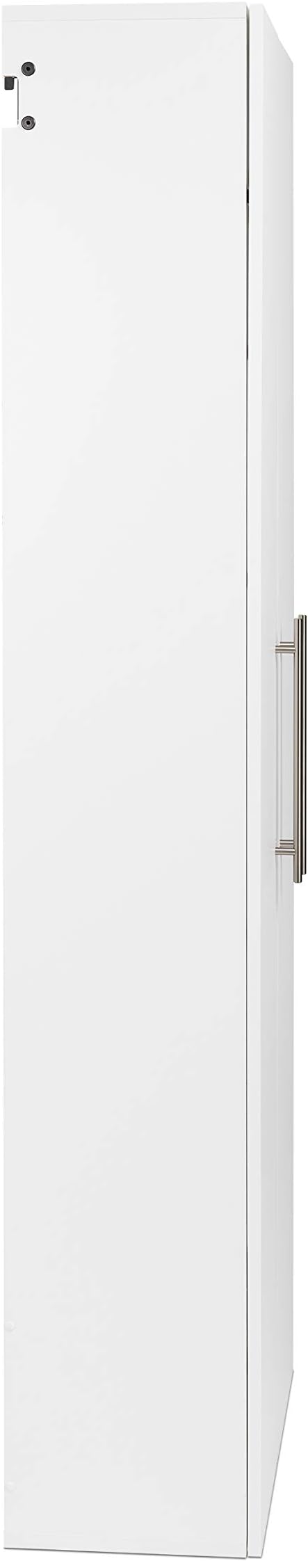 Prepac HangUps 24" Large Garage Cabinet, Bathroom Cabinet Wall Mount, Ideal for Garage, Kitchen and Laundry Organization 24" W x 72" H x 12" D, White